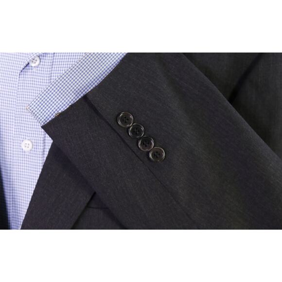 Brooks Brothers Charcoal Gray Wool Blazer Jacket Made in USA 43R - Picture 6 of 9